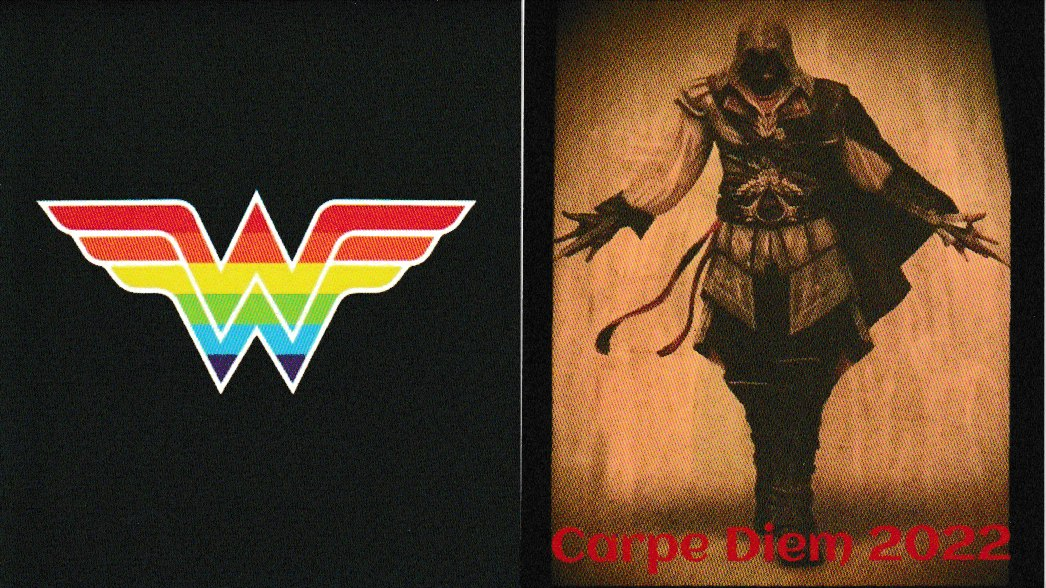 Some examples of customized labels from 2022: Logos
